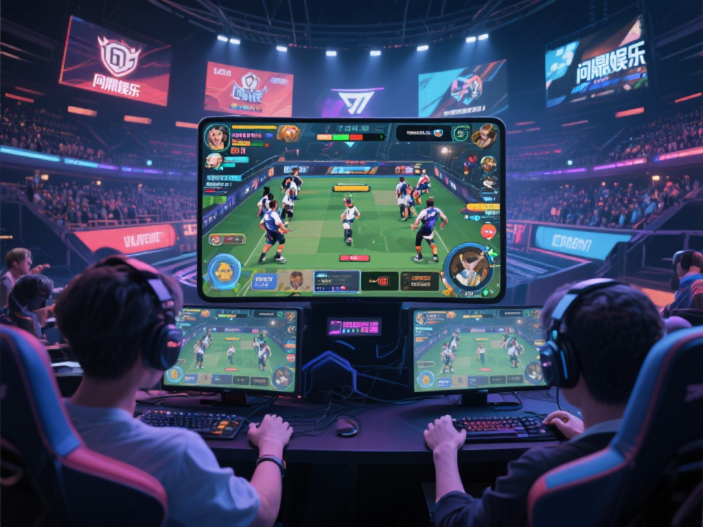 另一款备受青睐的游戏是电子竞技类对战，尤其是与热门