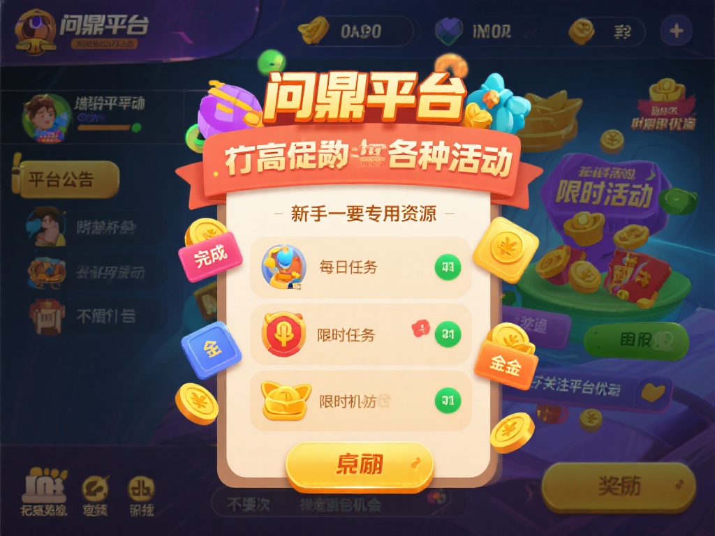 问鼎娱乐平台经常推出各种活动和奖励，新手玩家一定要