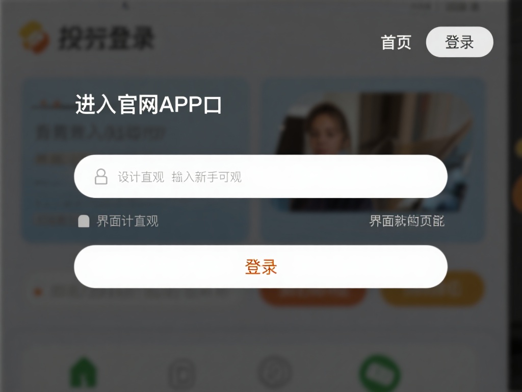 找到登录入口
进入官网或APP后，通常在页面右上