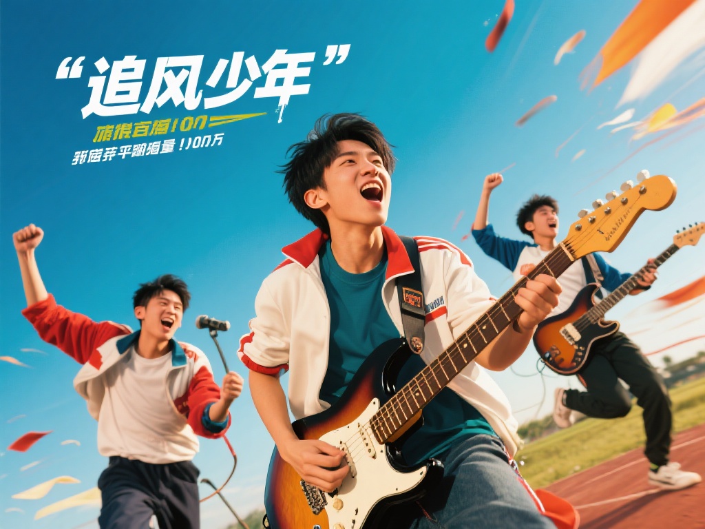 《追风少年》：一首充满活力的流行摇滚歌曲，歌词中传